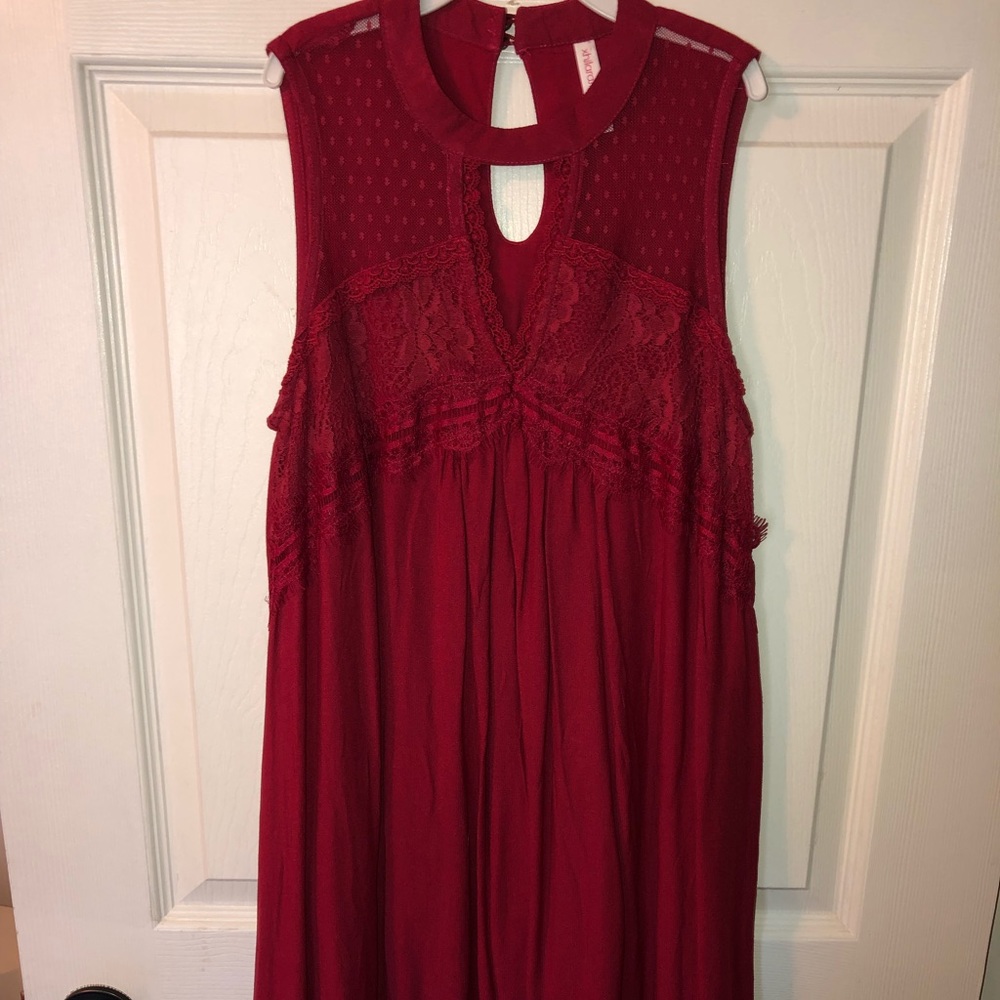 Red dress